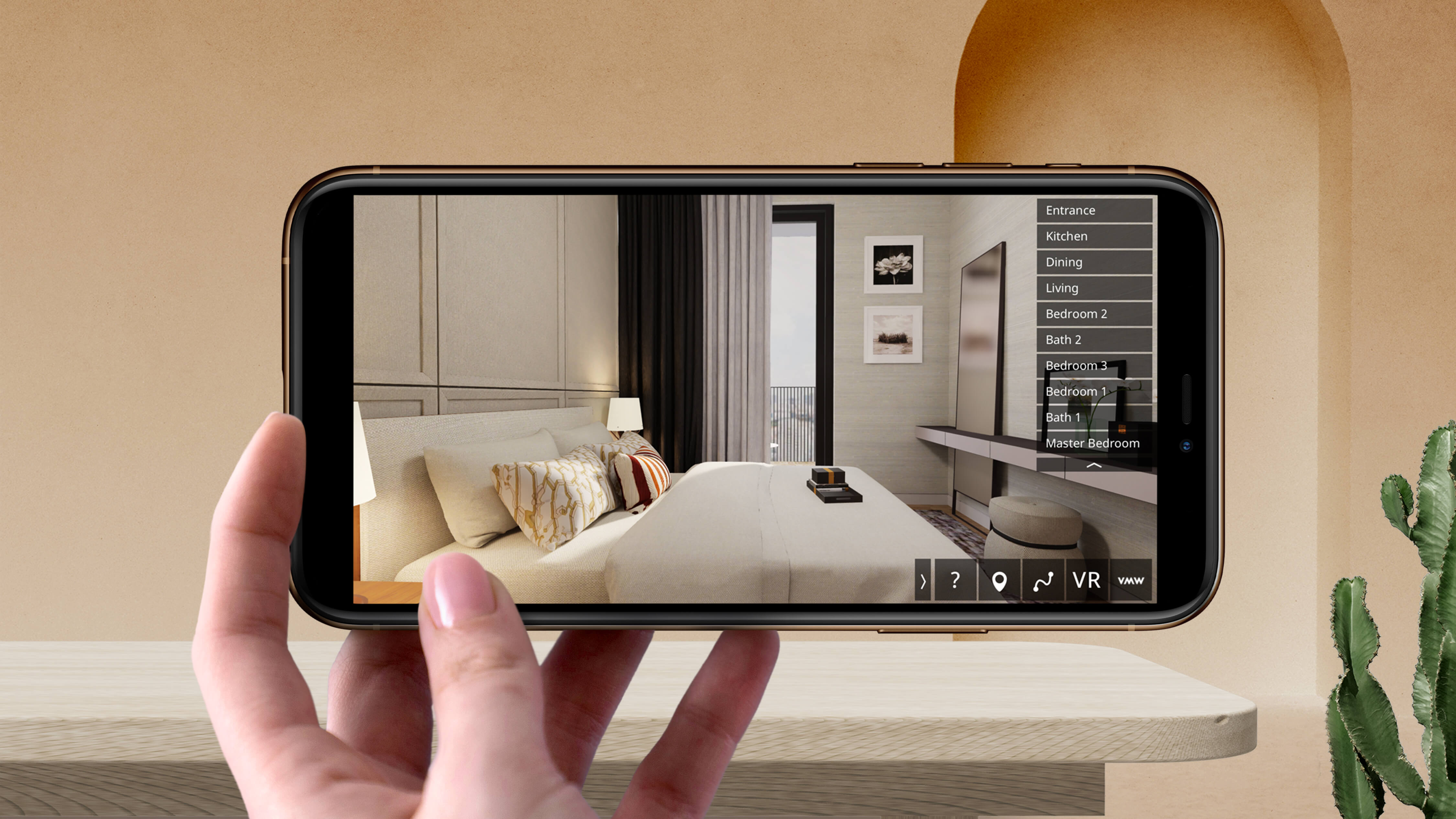 Space Walk: Showcase any property or interior space anywhere and at any time
